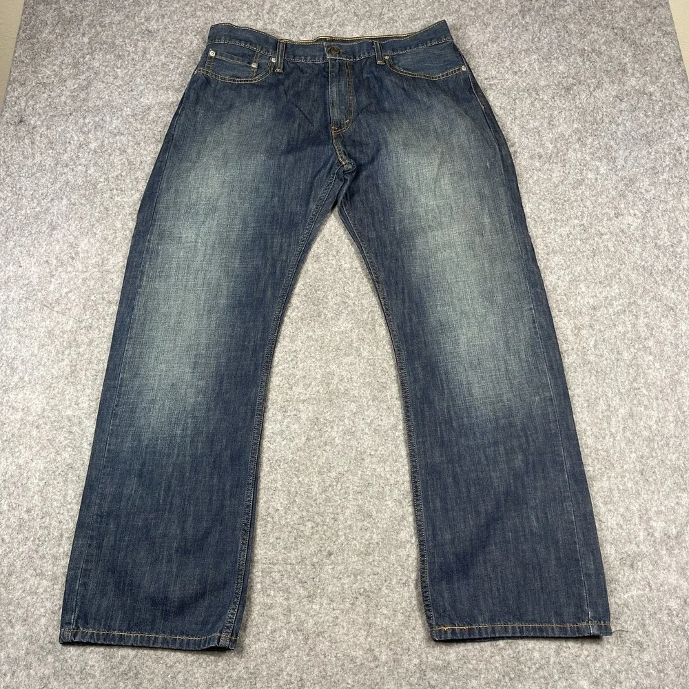 Levi's 514 Jeans Slim Straight Men's 36 x 30 Dark Wash